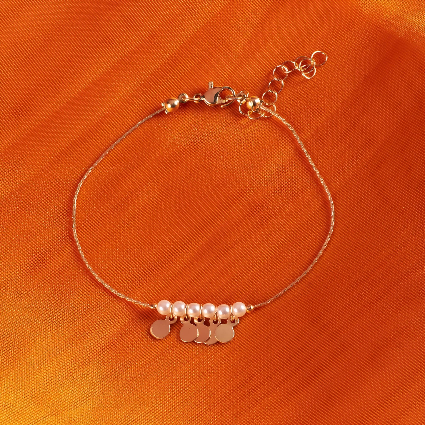 Gypsy Pearl Bracelet by GLEAMY