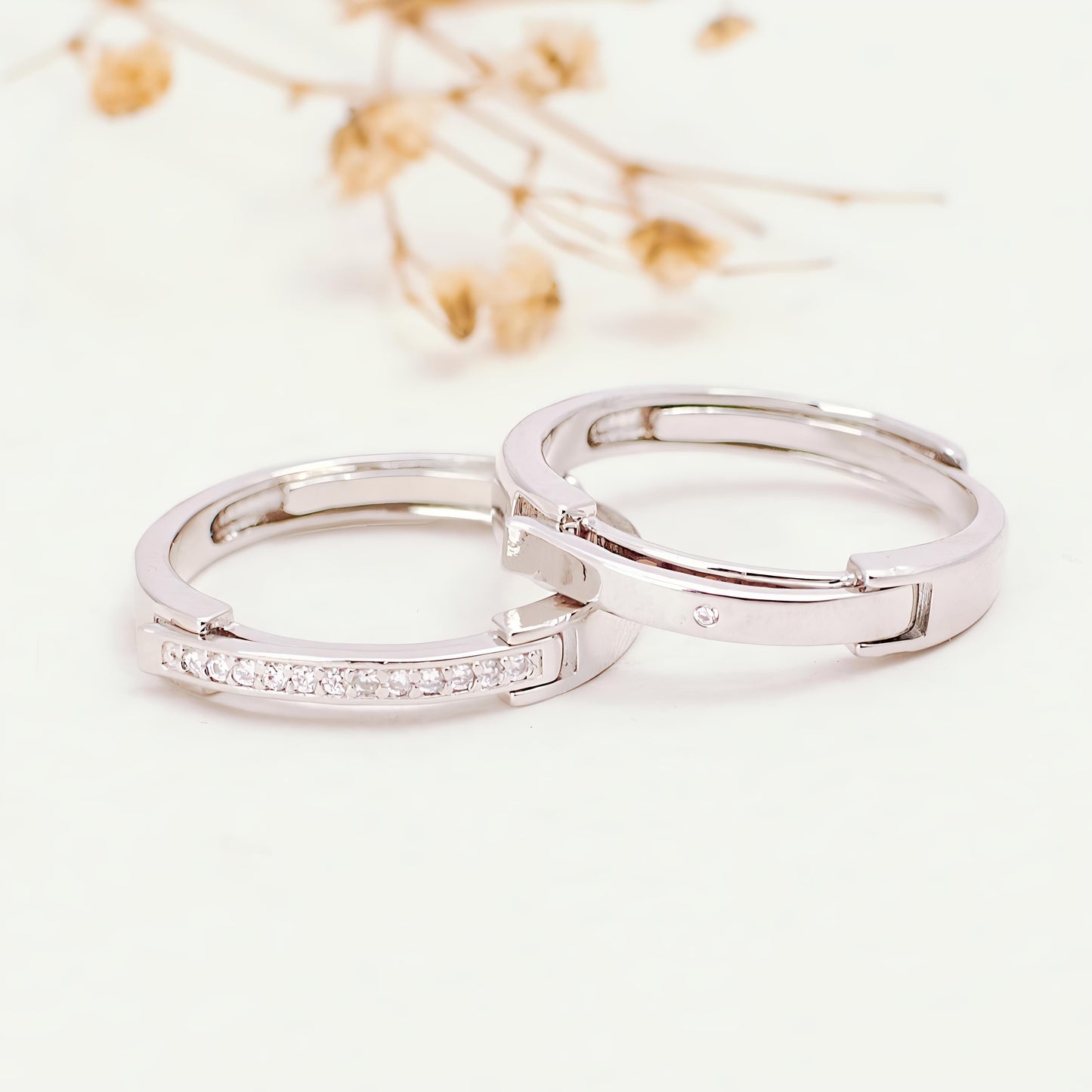You’re mine-Always Coded Couple Rings by GLEAMY