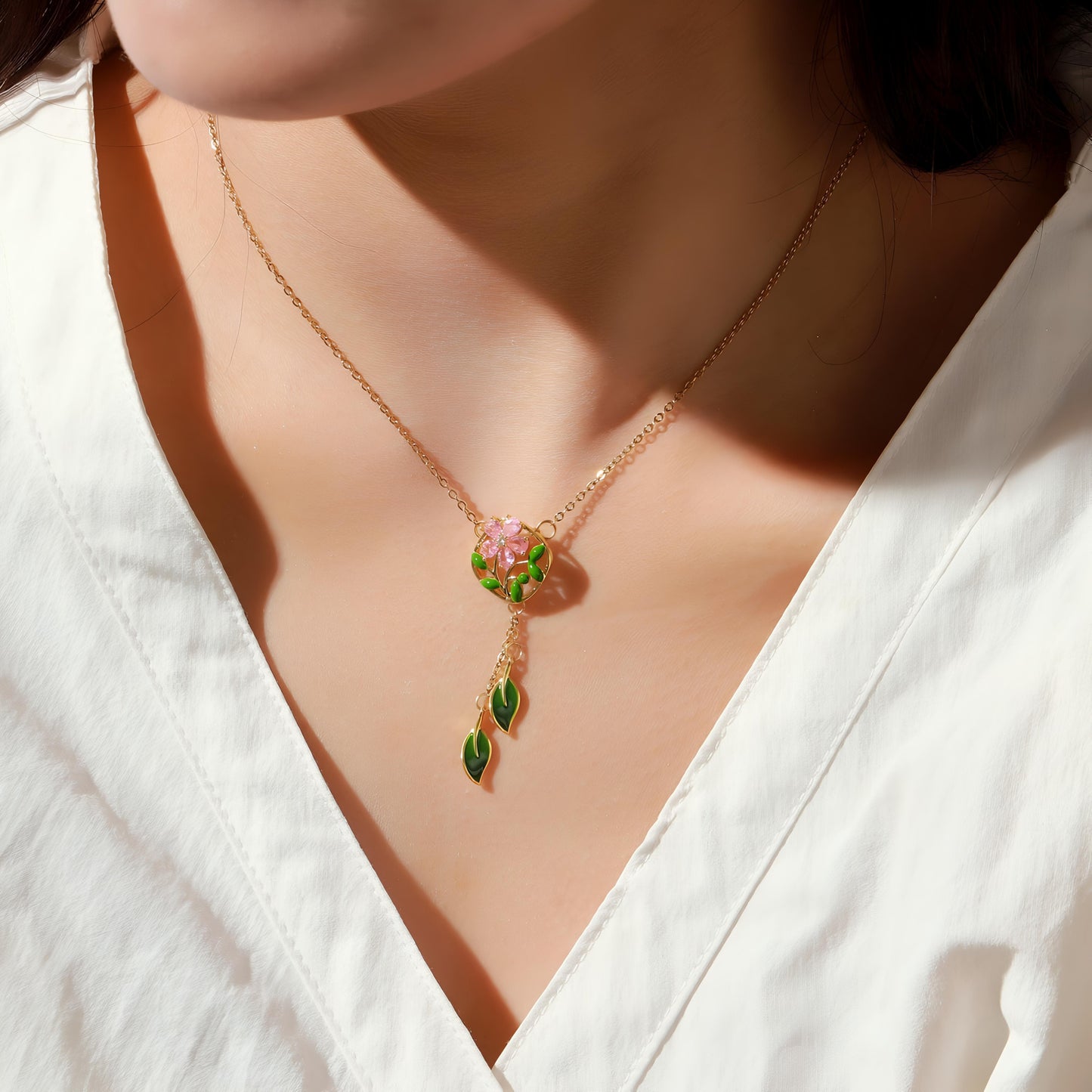 Enchanted Garden Necklace by GLEAMY