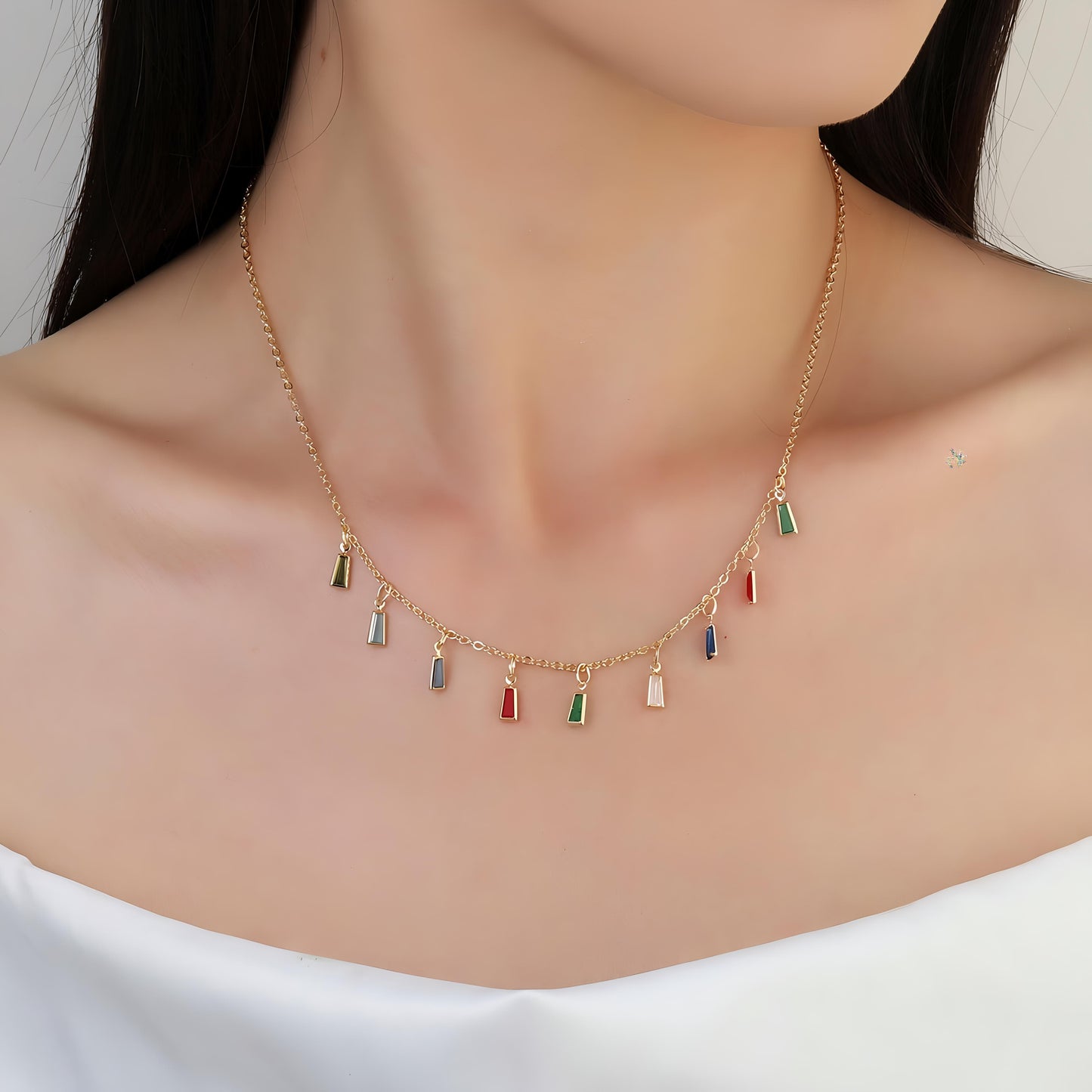 GleamY Tassel Necklace
