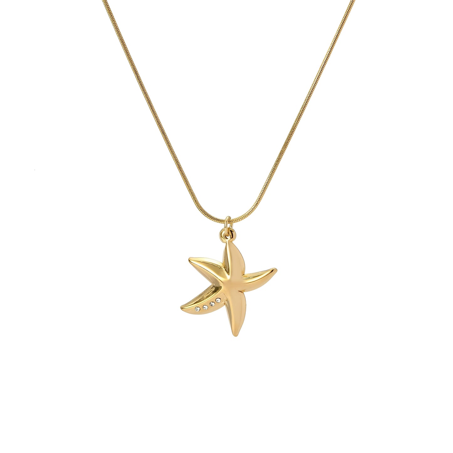 Sitara Golden Necklace by GLEAMY
