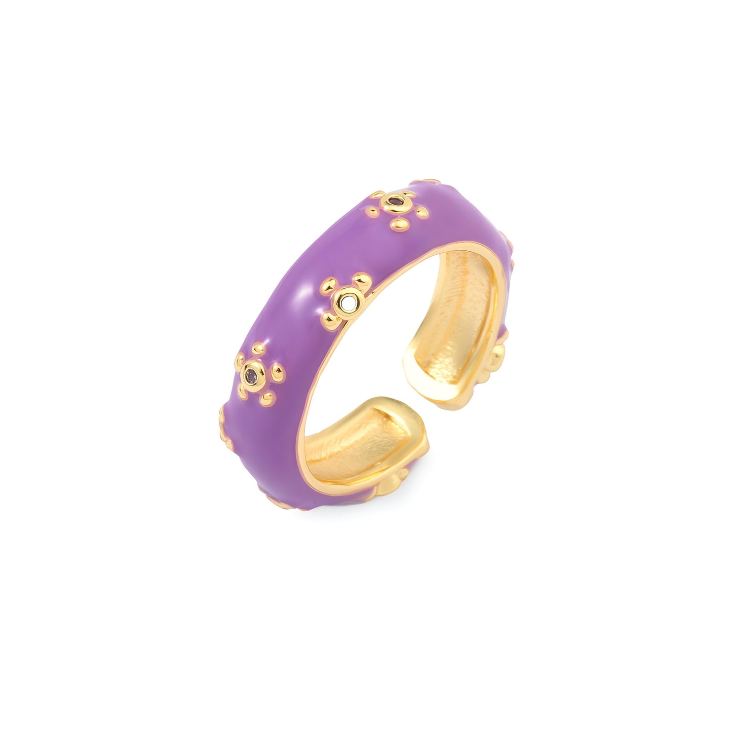 Gemline Contrast Ring - Purple by GLEAMY