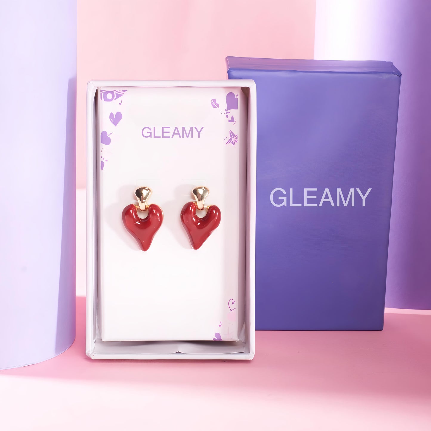 Love in Cherry Earrings by GLEAMY