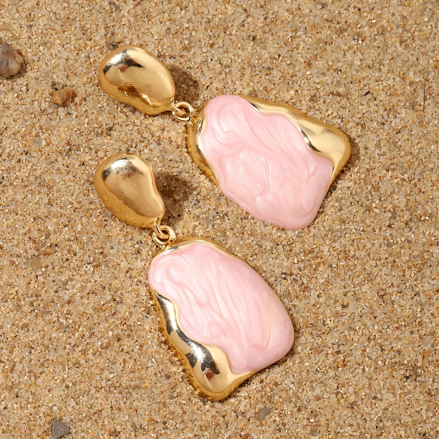 Swanky Luxury Gold Earring by GLEAMY