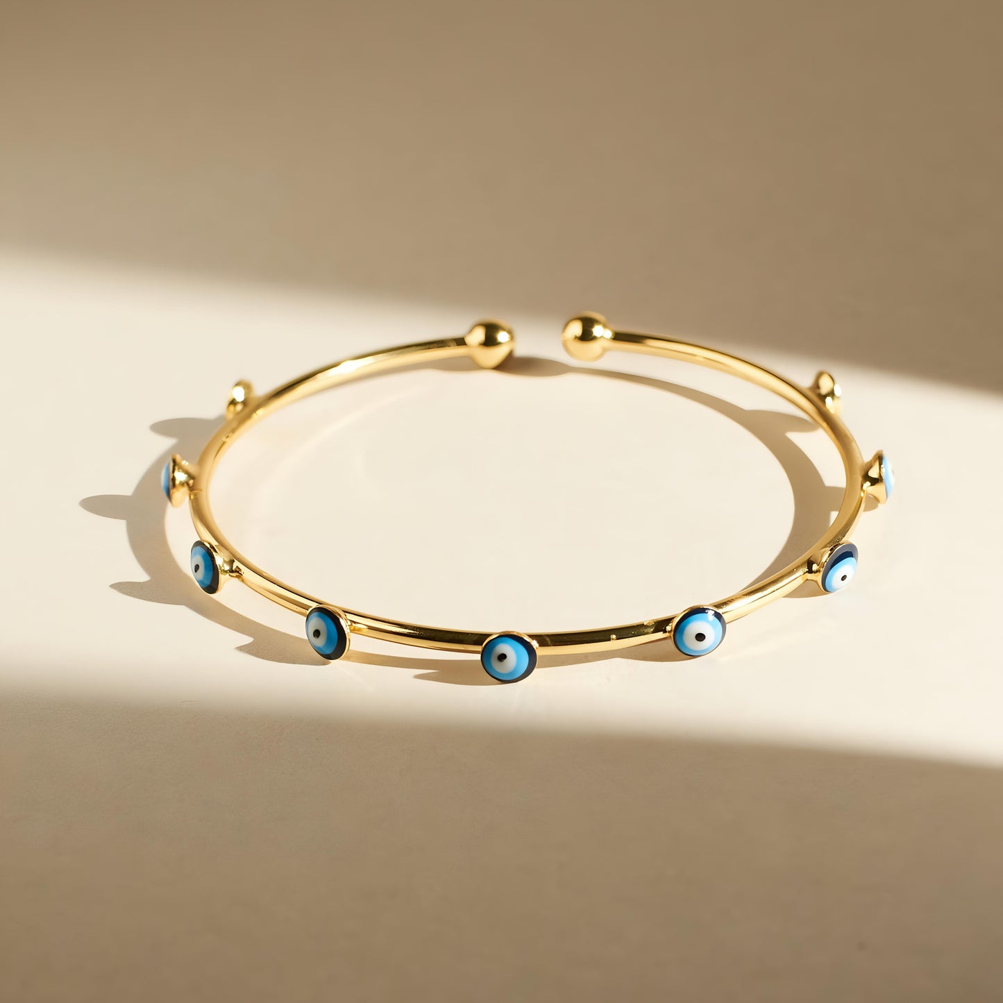 Traditional Evil Eye Bangle By Gleamy
