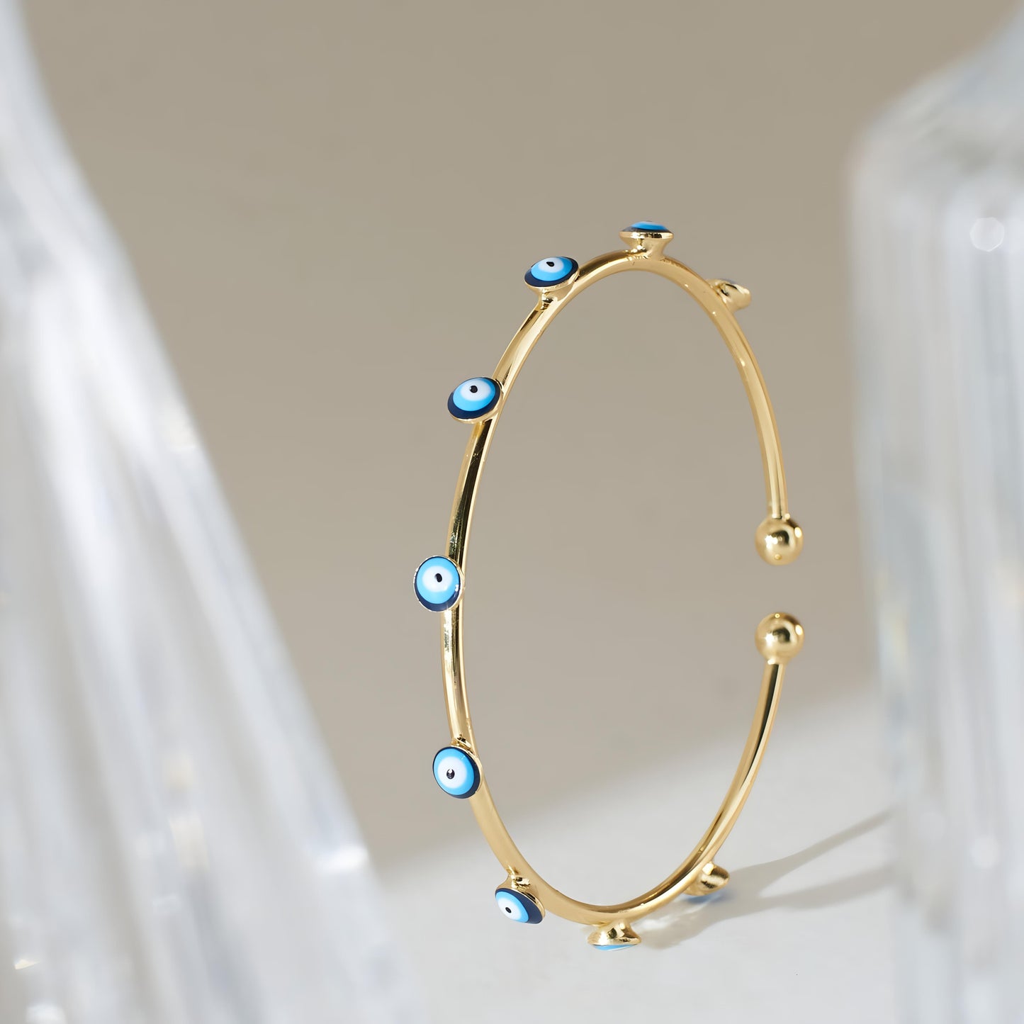 Traditional Evil Eye Bangle By Gleamy