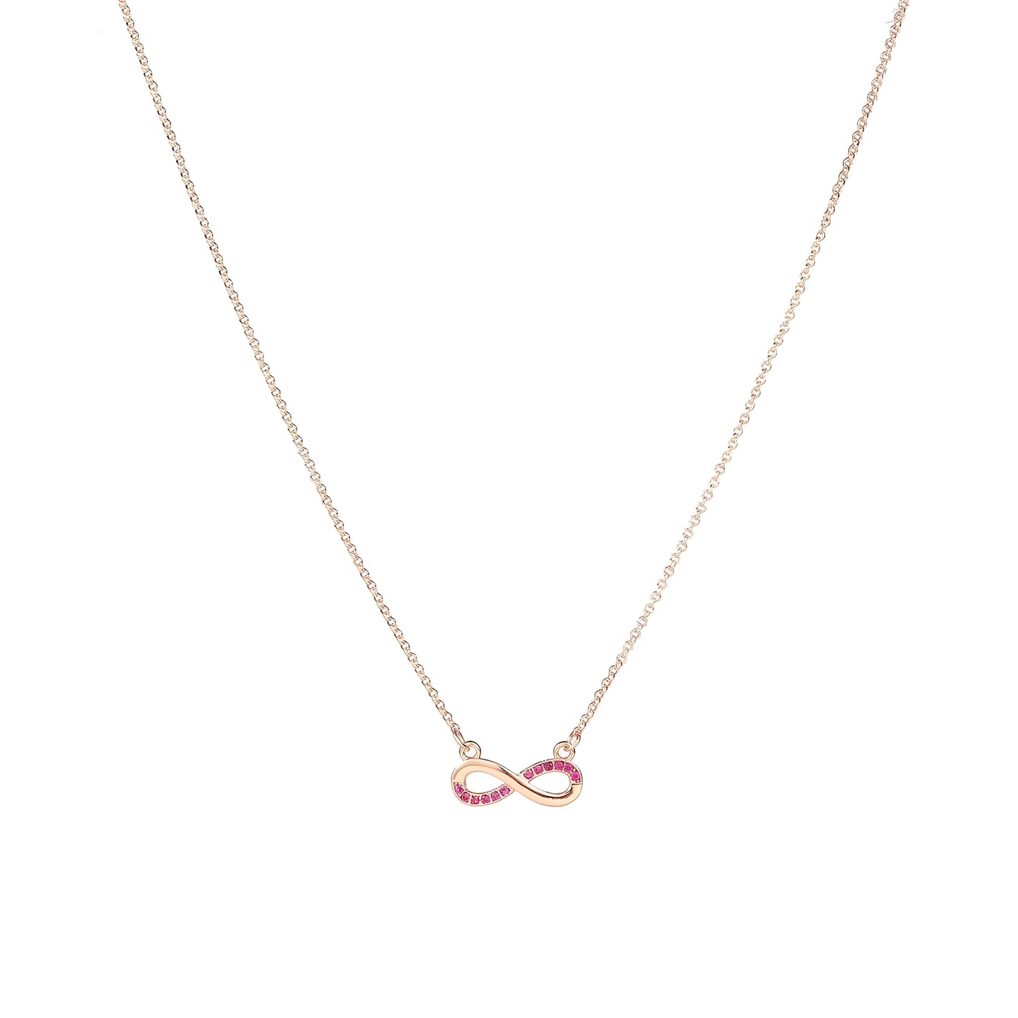 Eternal Connection Symbol Red Necklace By Gleamy