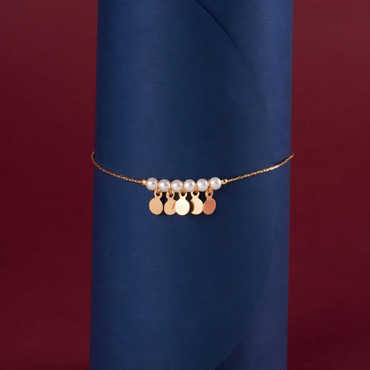 Gypsy Pearl Bracelet by GLEAMY