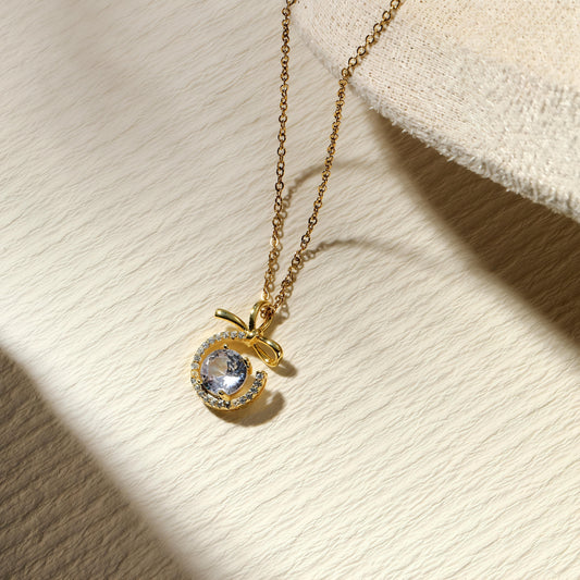 Noor Diamond Necklace by GLEAMY
