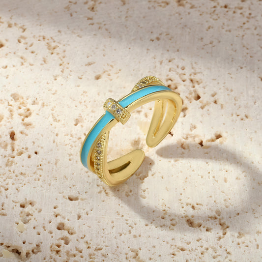 Midnight Knot Ring by GLEAMY