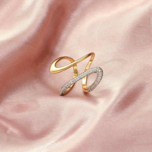 Serpentine Elegance Ring by GLEAMY