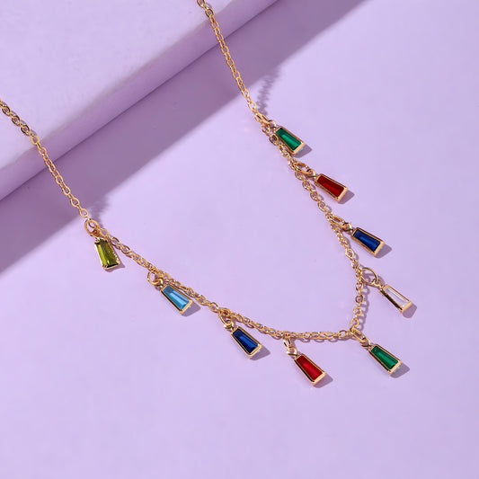 GleamY Tassel Necklace