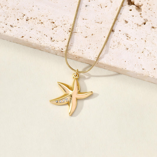 Sitara Golden Necklace by GLEAMY