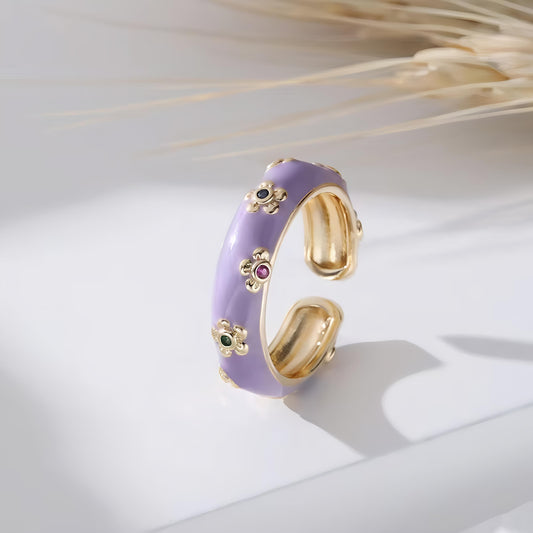 Gemline Contrast Ring - Purple by GLEAMY