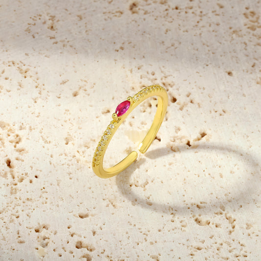 Petunia Ring - Crimson by GLEAMY