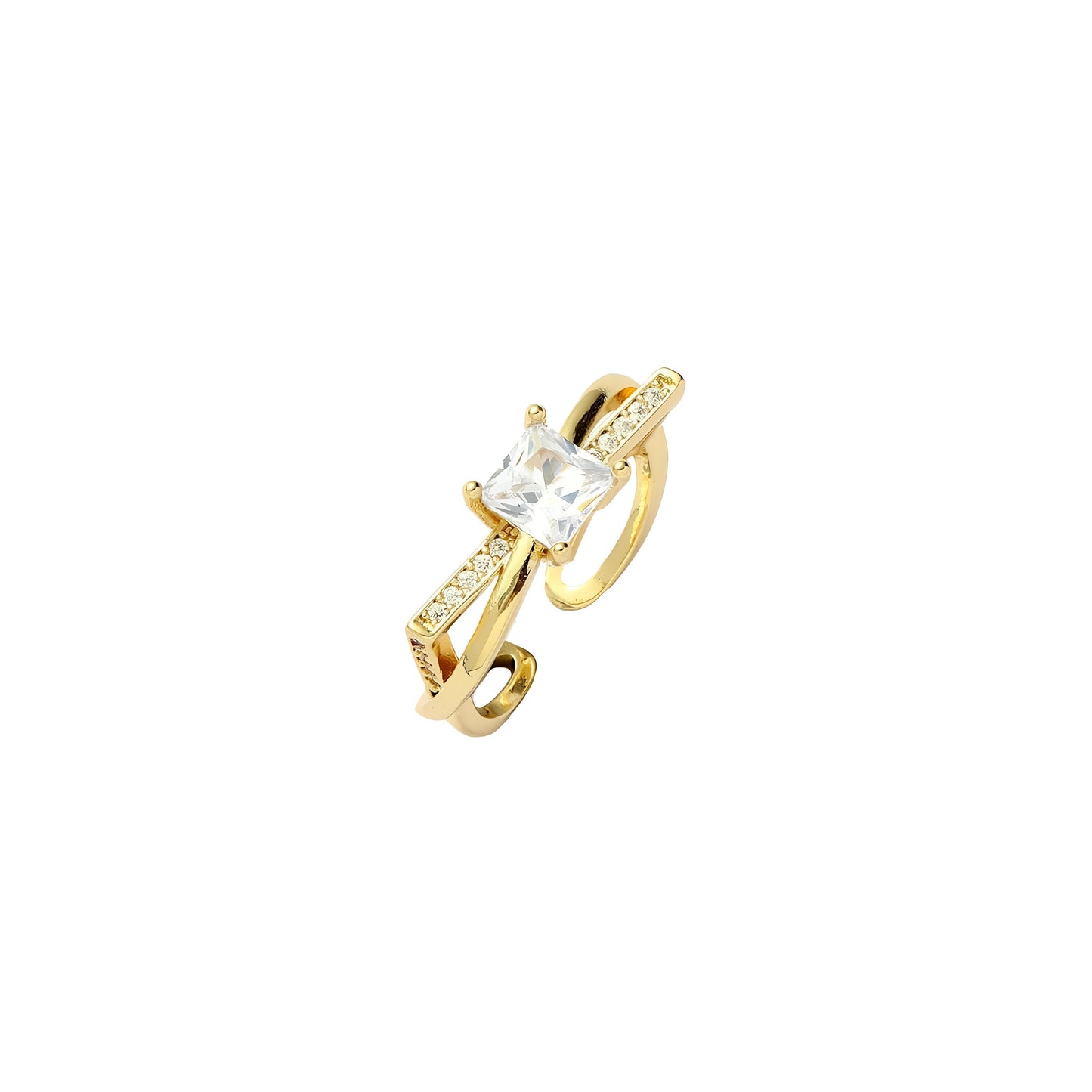 Forever Radiance Gold Ring by GLEAMY