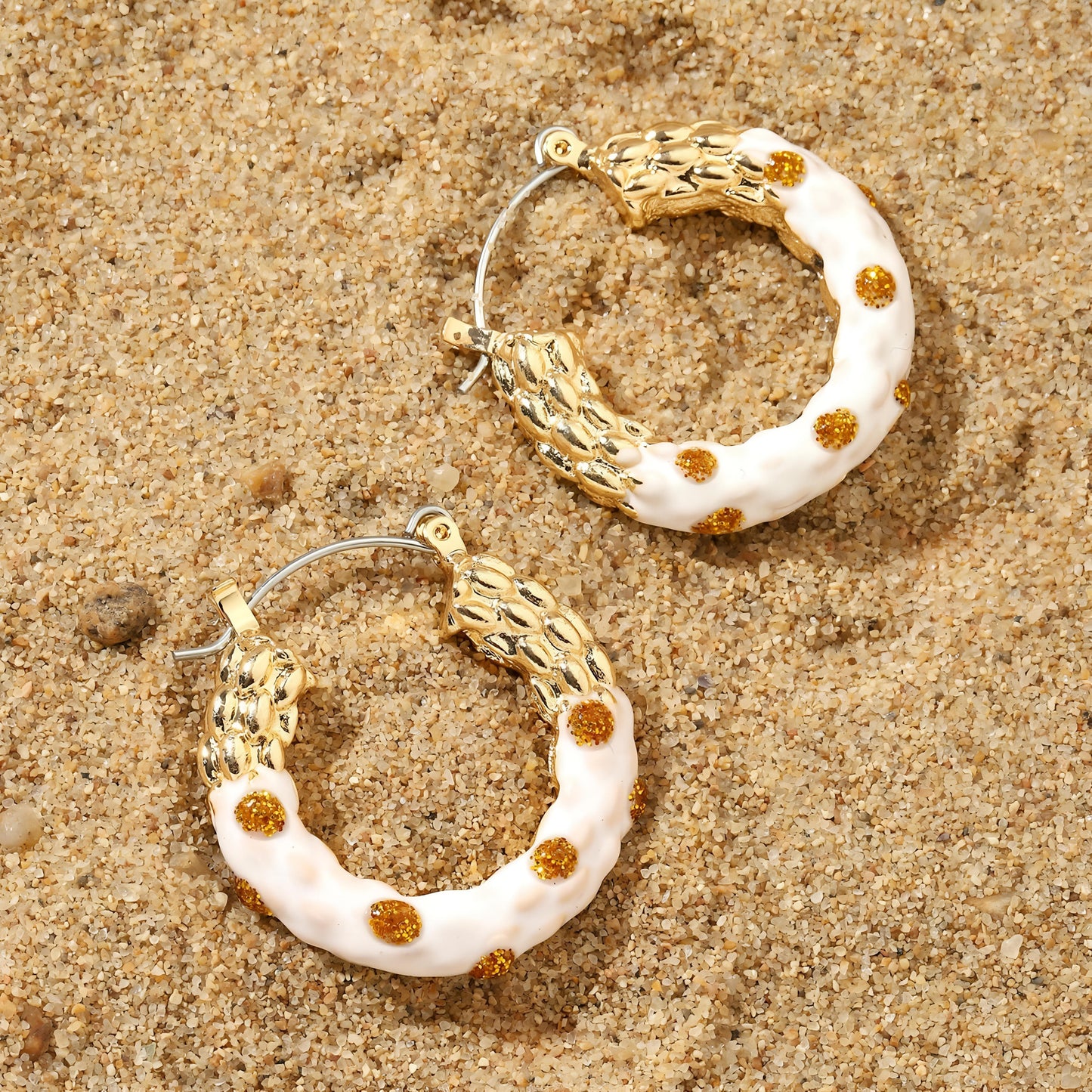 Fulgent Luxury Gold Earring by GLEAMY