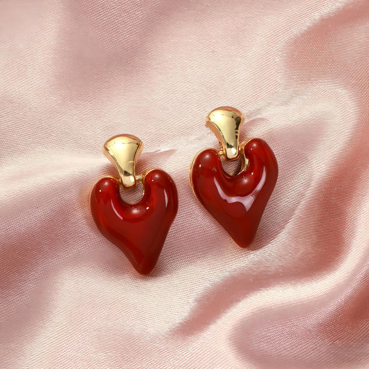 Love in Cherry Earrings by GLEAMY