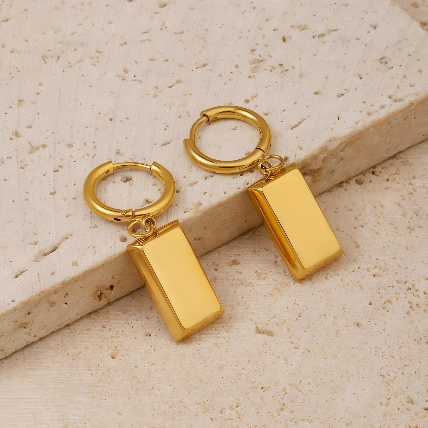 Winsome Gold Earring by GLEAMY