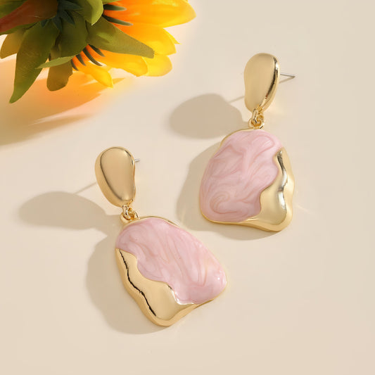 Swanky Luxury Gold Earring by GLEAMY